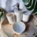NEW 4Pc Genuine Marble Bath Set