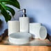NEW 4Pc Genuine Marble Bath Set