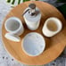 NEW 4Pc Genuine Marble Bath Set