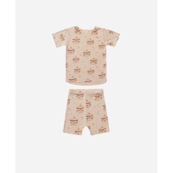NWT! Rylee + Cru Carousel Modal Summer Pajama Set, Size 18-24M