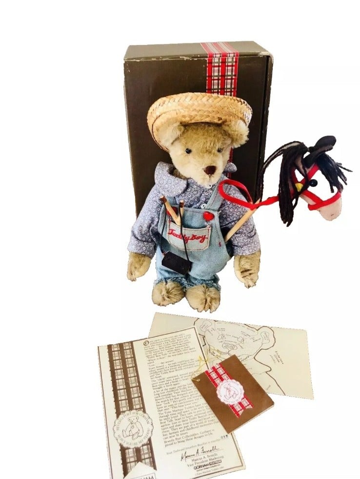 Gorham 1986 Time Machine Teddies Beverly Port Tedward Jonathon Bearkin MIB