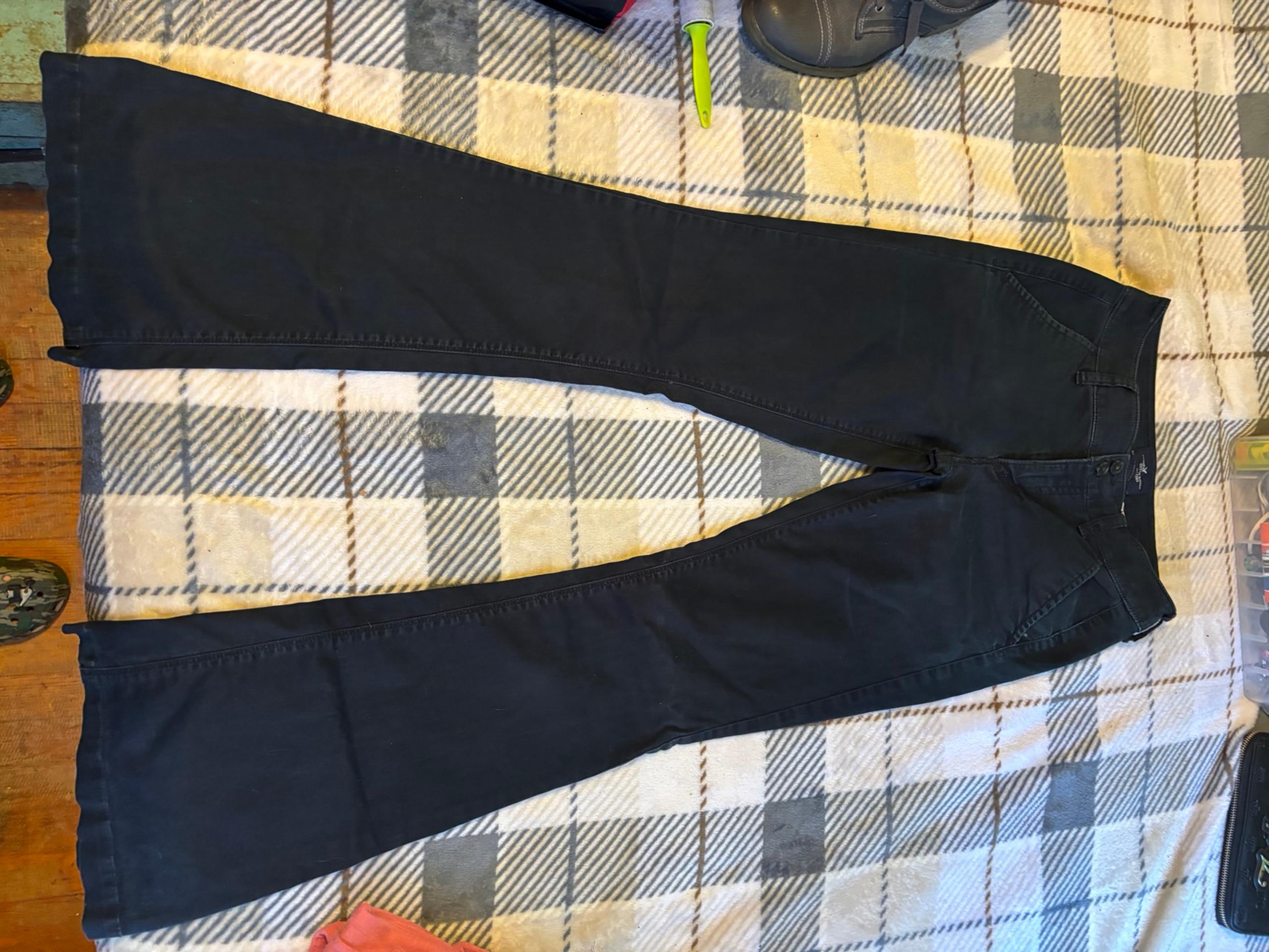 American Eagle low Rise Artist Flare Slacks size 0