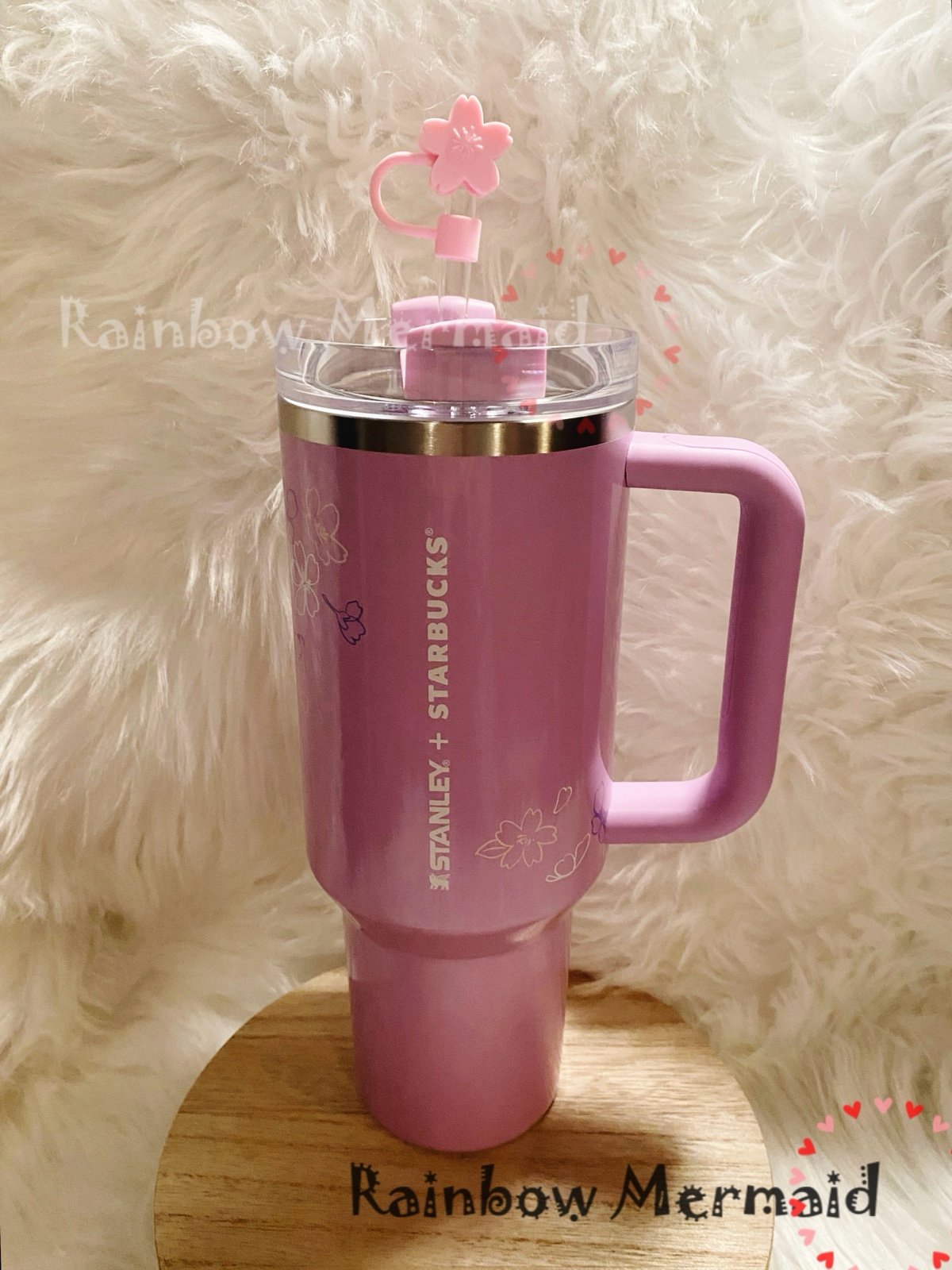 ⭐️NWT RARE Stanley Starbucks Philippines Release Sakura Lavender Tumbler⭐️