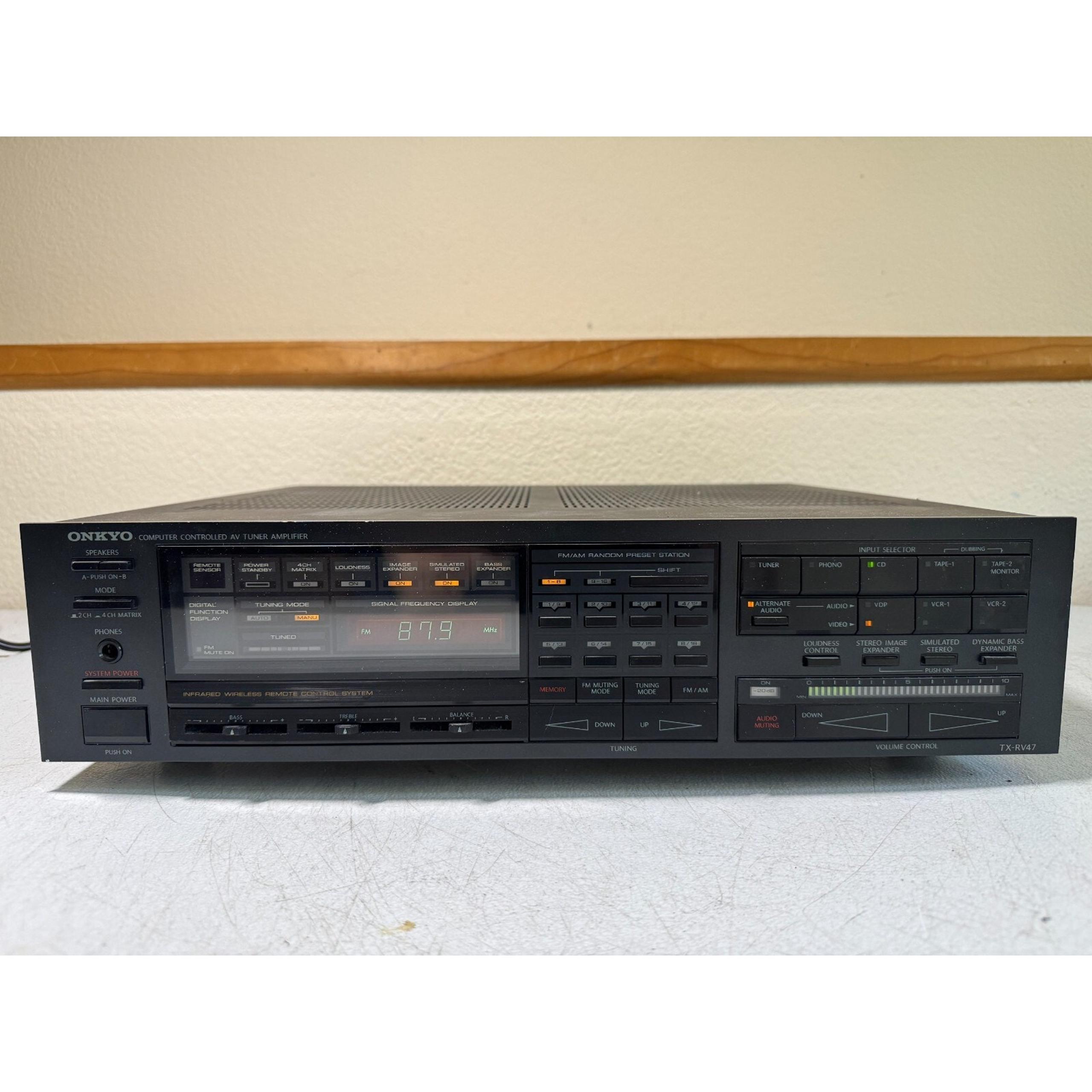 Onkyo TX-RV47 Receiver HiFi Stereo Vintage Home Audio Japan 2 Channel Phono