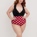 Torrid x Disney Minnie Mouse Ruffled Plunge One-Piece Swimsuit 2X 18 20