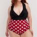 Torrid x Disney Minnie Mouse Ruffled Plunge One-Piece Swimsuit 2X 18 20