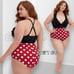Torrid x Disney Minnie Mouse Ruffled Plunge One-Piece Swimsuit 2X 18 20