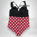 Torrid x Disney Minnie Mouse Ruffled Plunge One-Piece Swimsuit 2X 18 20