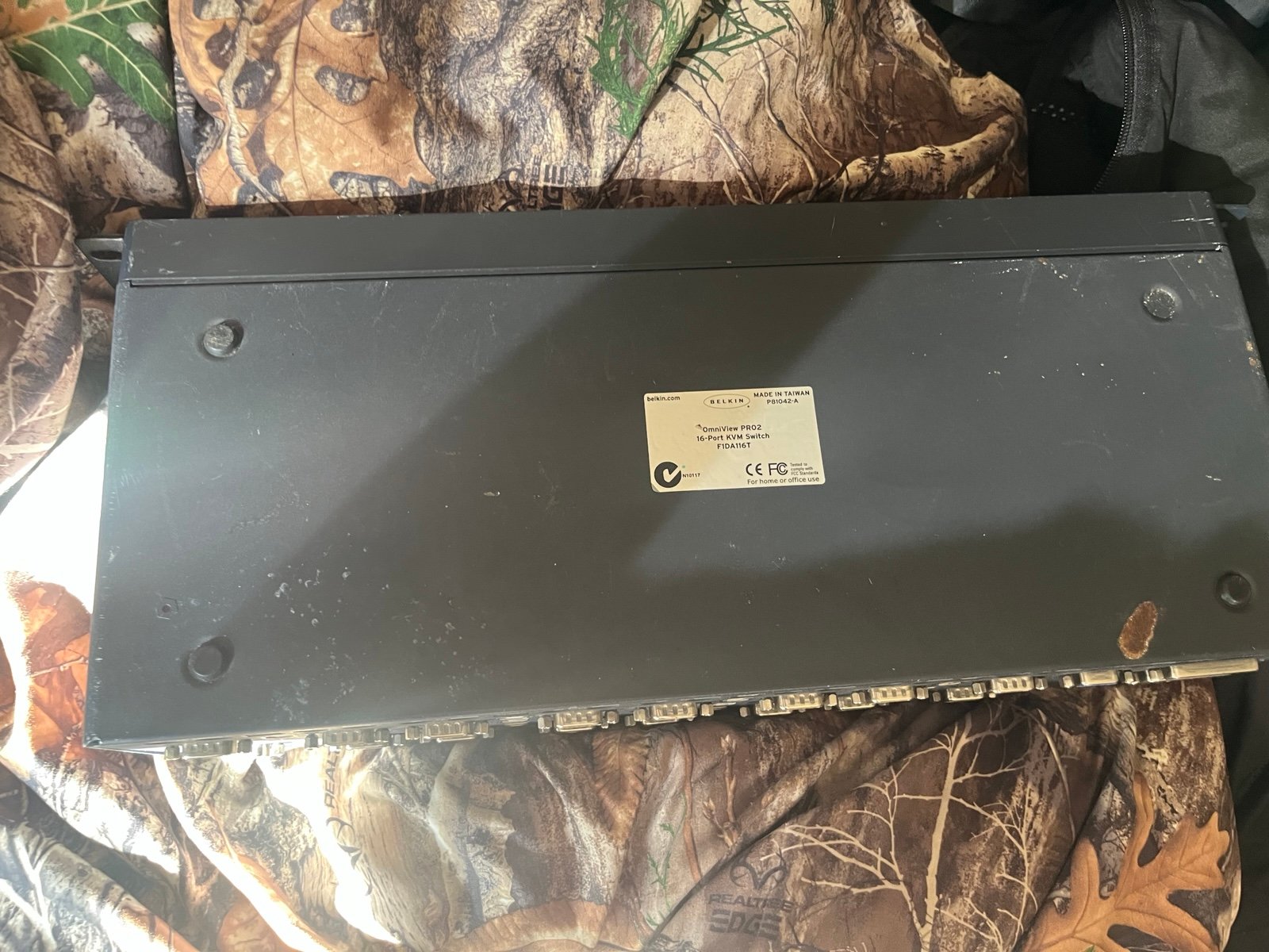 Omni View Proz 16 port KVM Switch NIOlIT WEBIIO FIDAIT P81042- A belkin