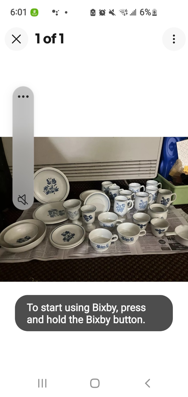 36 pc. Pfaltzgraff Yorktown set