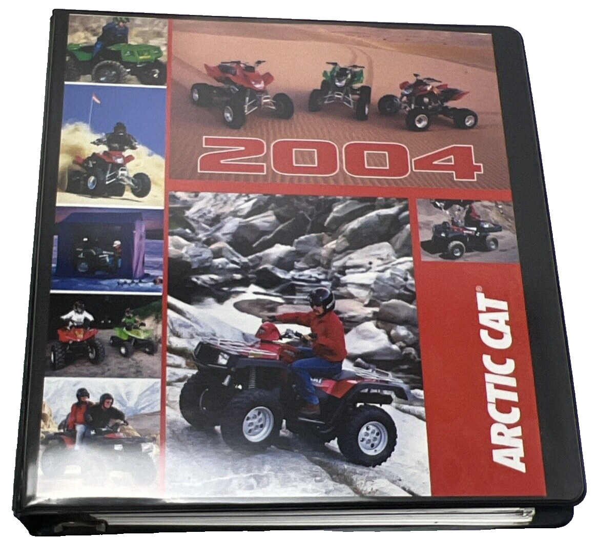 ARCTIC CAT 2004 ATV DEALER FOLDER MODELS PRICES PROGRAMS CREDITS PARTS GENERATOR