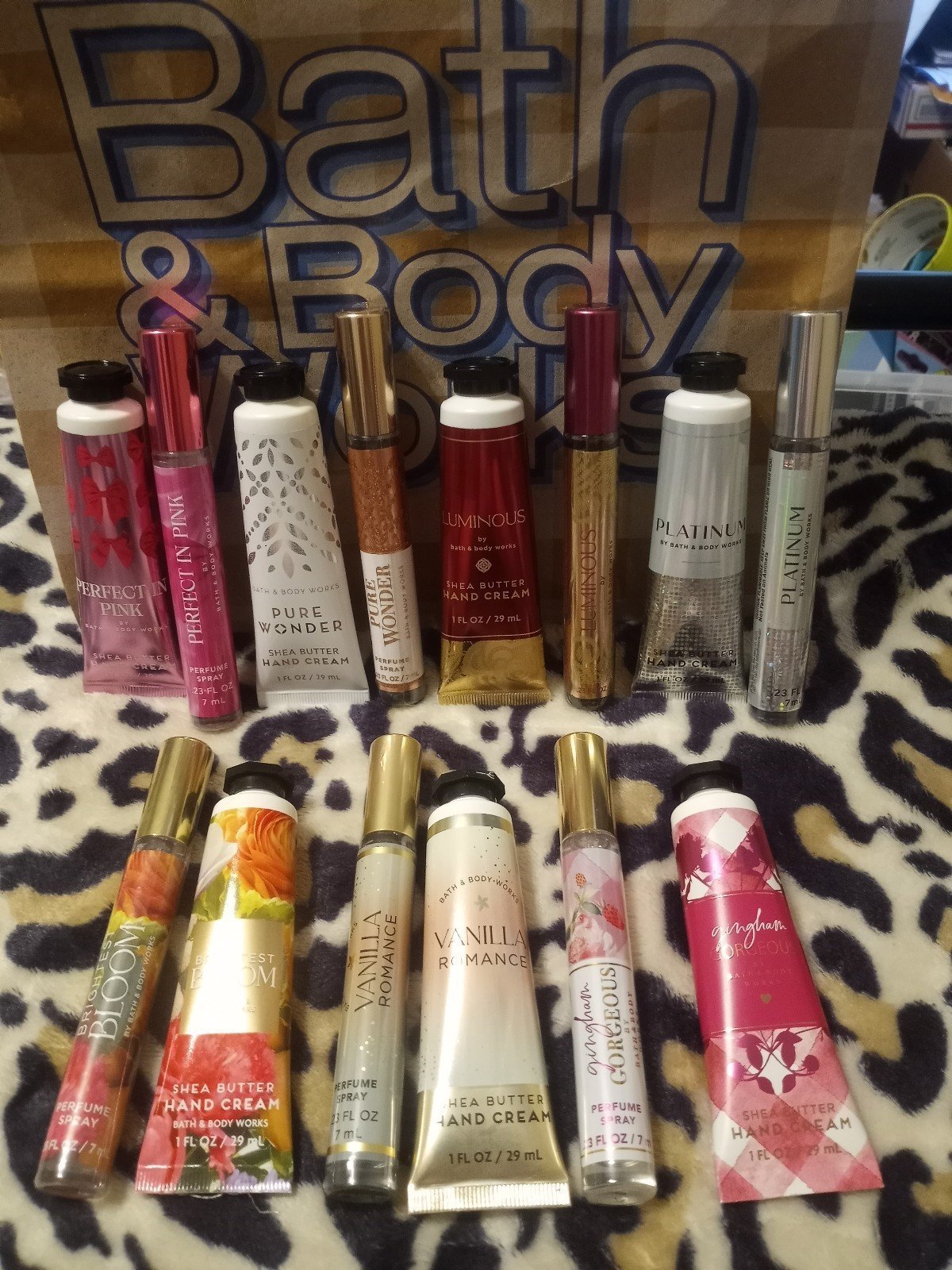 14 Bath & Body Works Perfume Spray & Hand Cream Gift Set Signature Collection