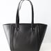 Michael Kors Bag Shopper Carine LG Front Zip Tote Bag Black Gold