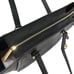 Michael Kors Bag Shopper Carine LG Front Zip Tote Bag Black Gold
