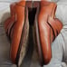 Peal & Co Brooks Brothers X61613 Brown Penny Loafers Mens Dress Shoes 10 England