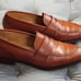 Peal & Co Brooks Brothers X61613 Brown Penny Loafers Mens Dress Shoes 10 England