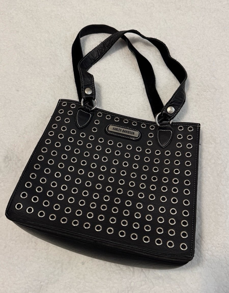 RARE Harley-Davidson Grommet Tote Bag