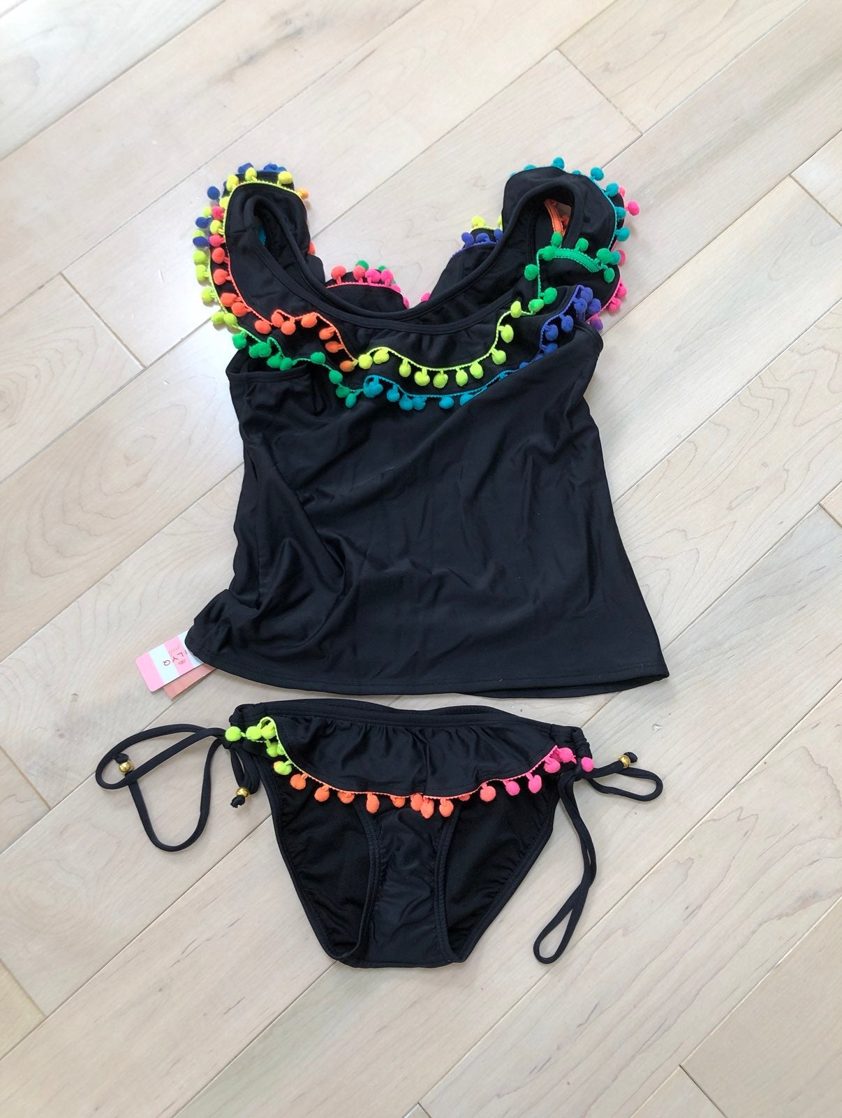 Pilyq girls pom bathing suit 14
