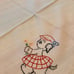 Vintage Flour Sack Towels Hand Embroidered Kitchen Housekeeping Towels