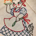 Vintage Flour Sack Towels Hand Embroidered Kitchen Housekeeping Towels
