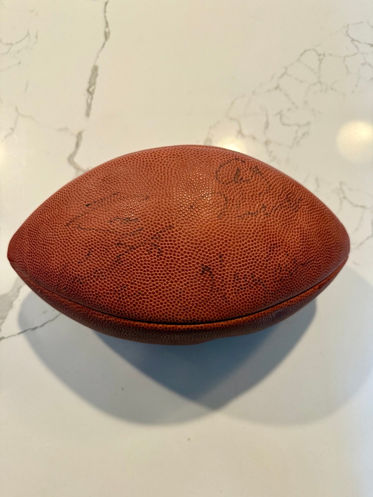 NY Giants Signed Ball Harry Carson #53, Stephen Baker #85