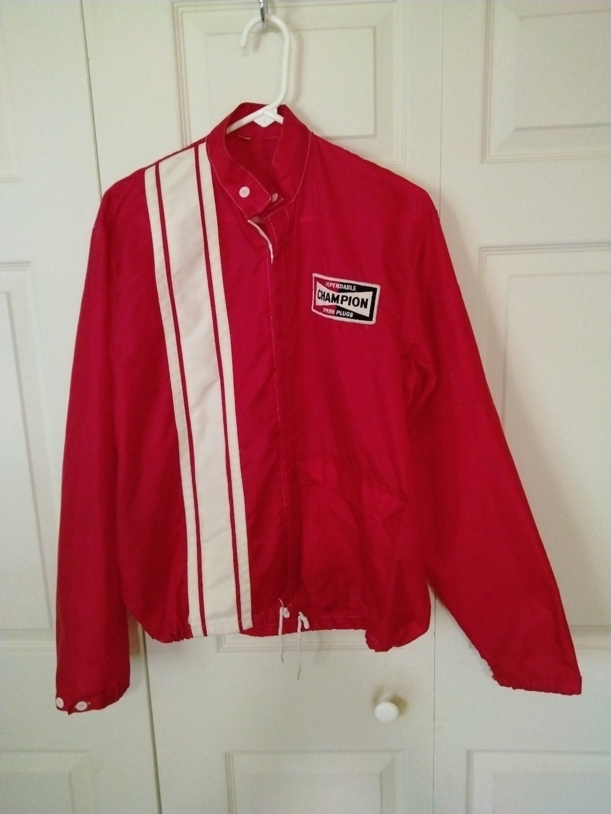 Vintage Champion Spark Plugs Windbreaker