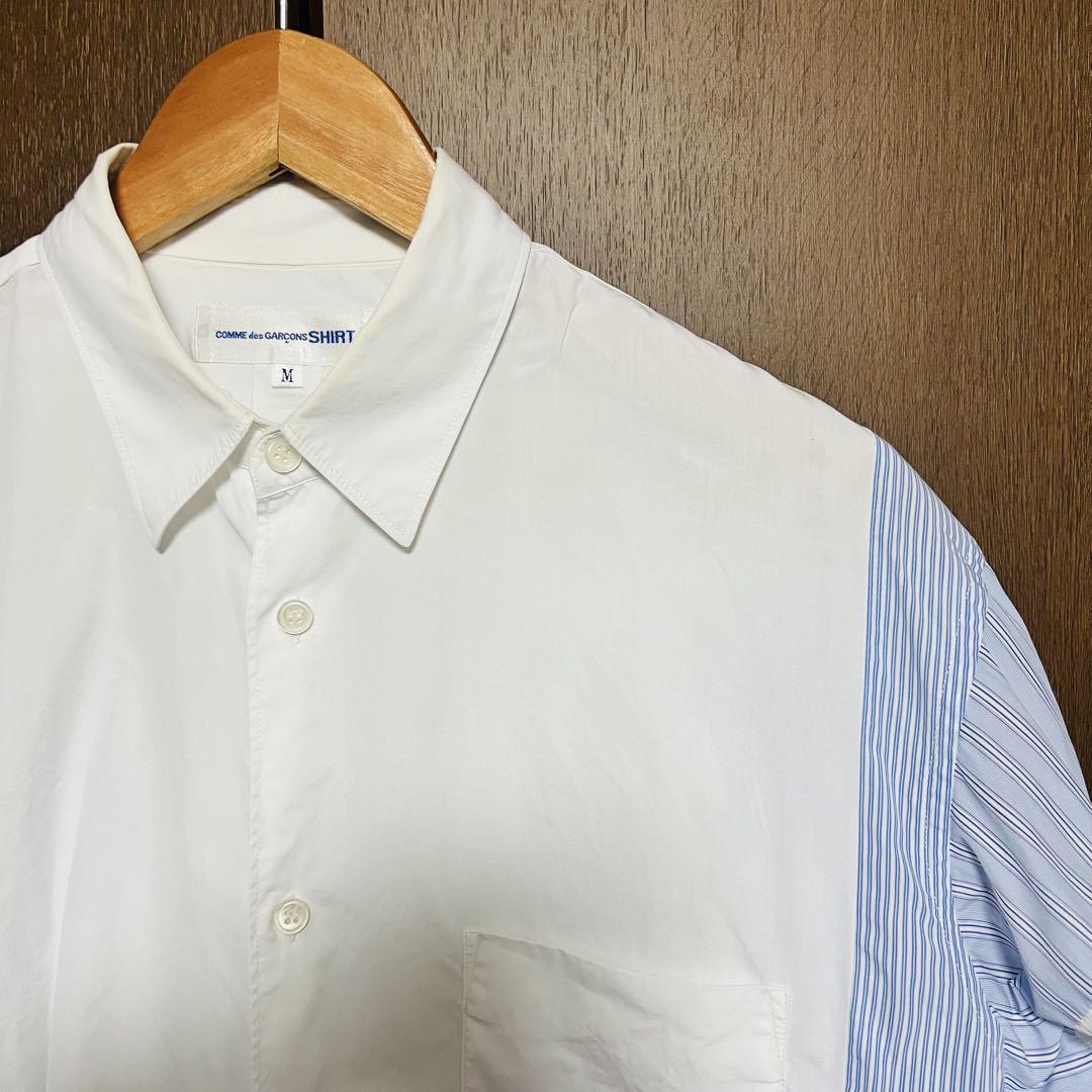 COMME des GARÇONS shirt, patchwork shirt, size M.