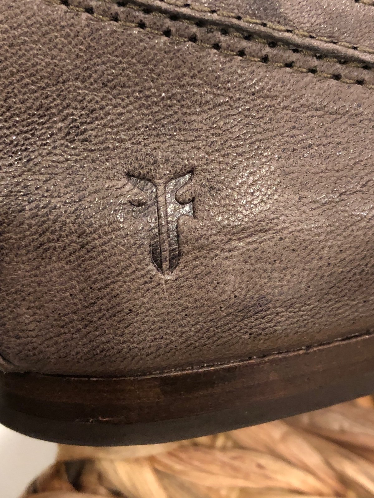 Frye Carson leather ballet flats, new no box, Sz 11 med. 158.00 retail