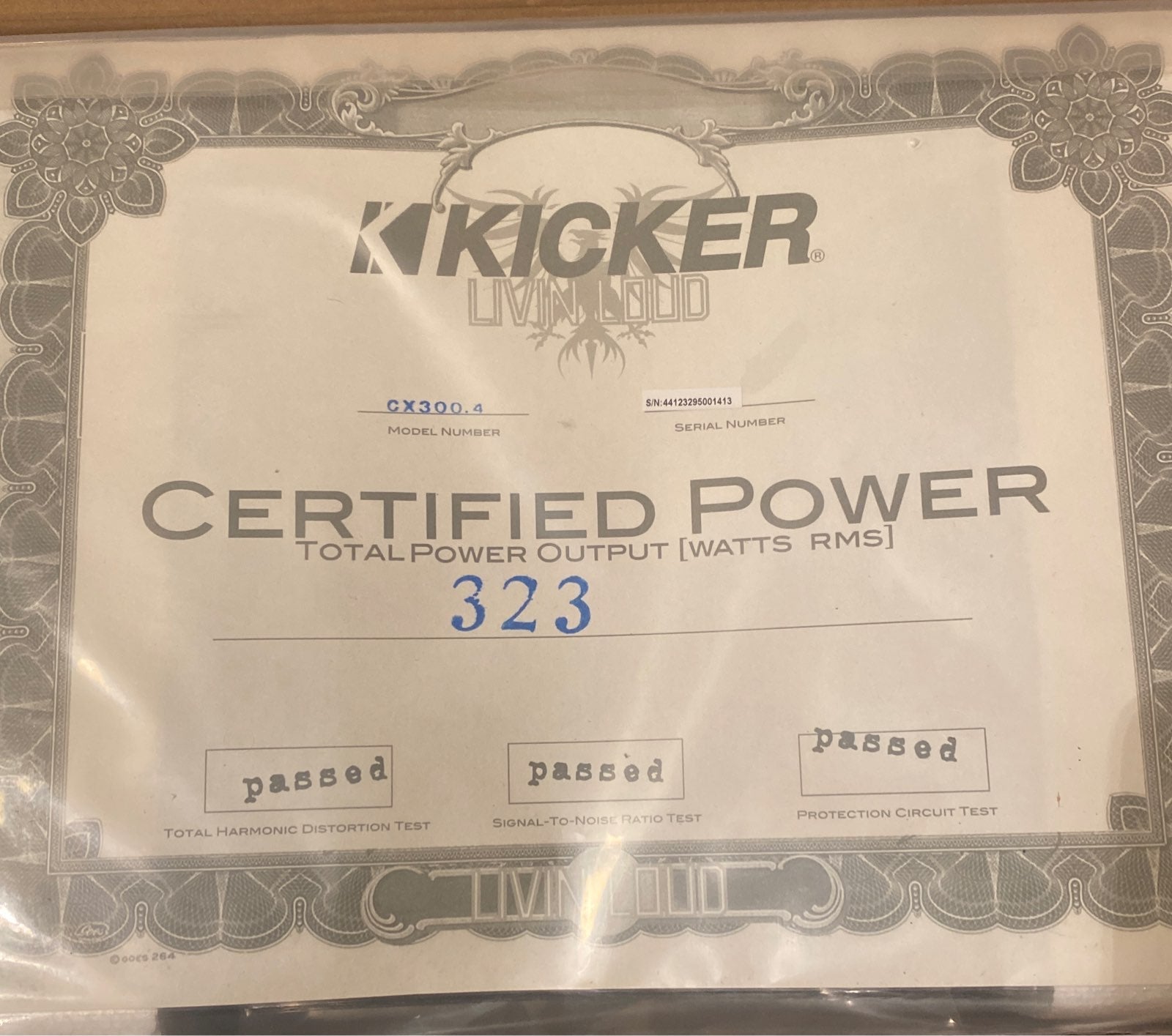 Kicker amp