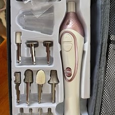 New 36-Piece Professional Manicure & Pedicure Kit, Cordless Nail Drill Machine