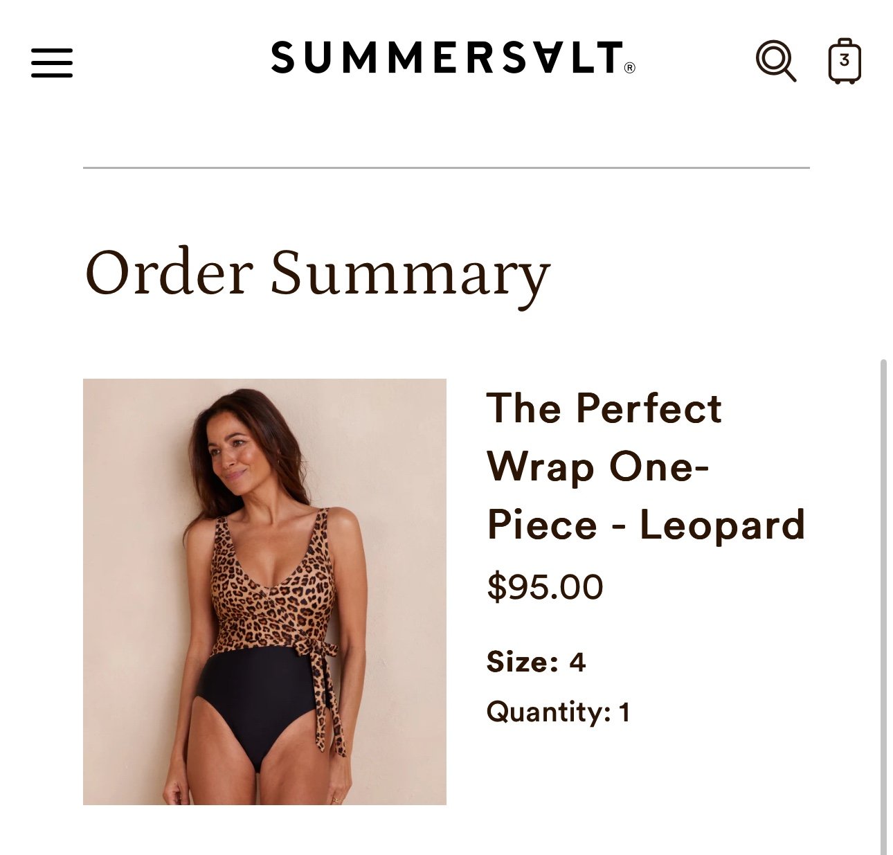 One Piece Swim Suit