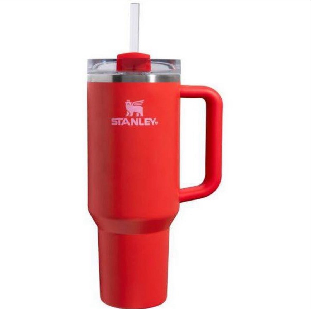 Stanley 40 oz Stainless Steel H2.0 Flowstate Quencher Tumbler Target Red