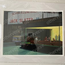 Jack Slater III Nighthawk Diner Movie Poster Giclee Print Art #3 24x18 Mondo