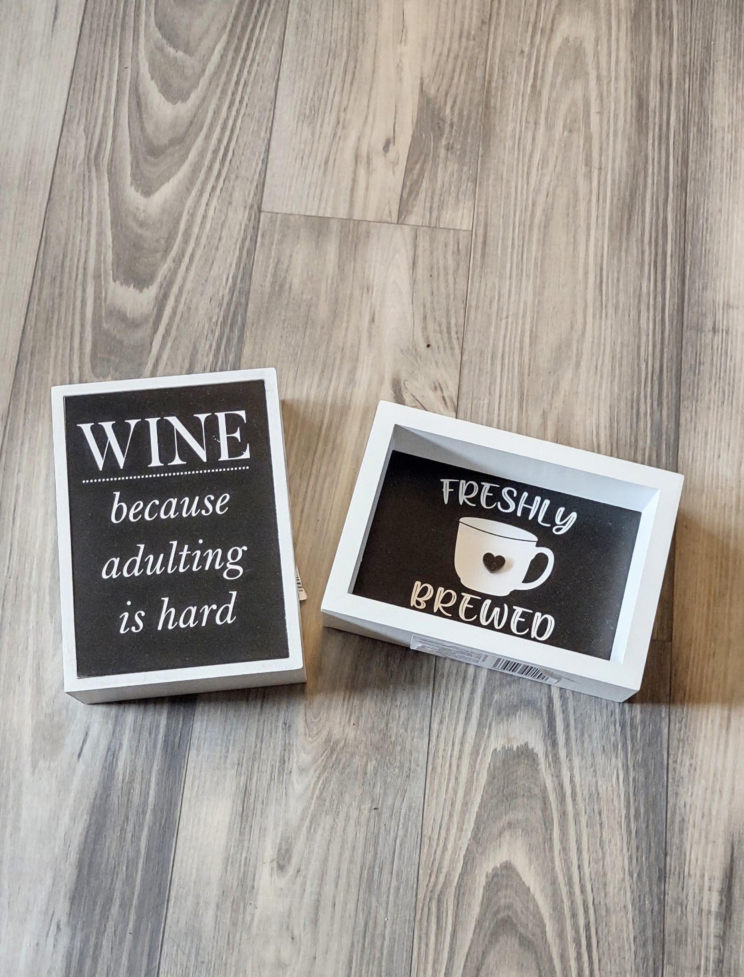 One Reversible Coffee Farmhouse Kitchen Decor