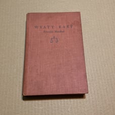 Wyatt Earp frontier, Marshall, hard, cover book