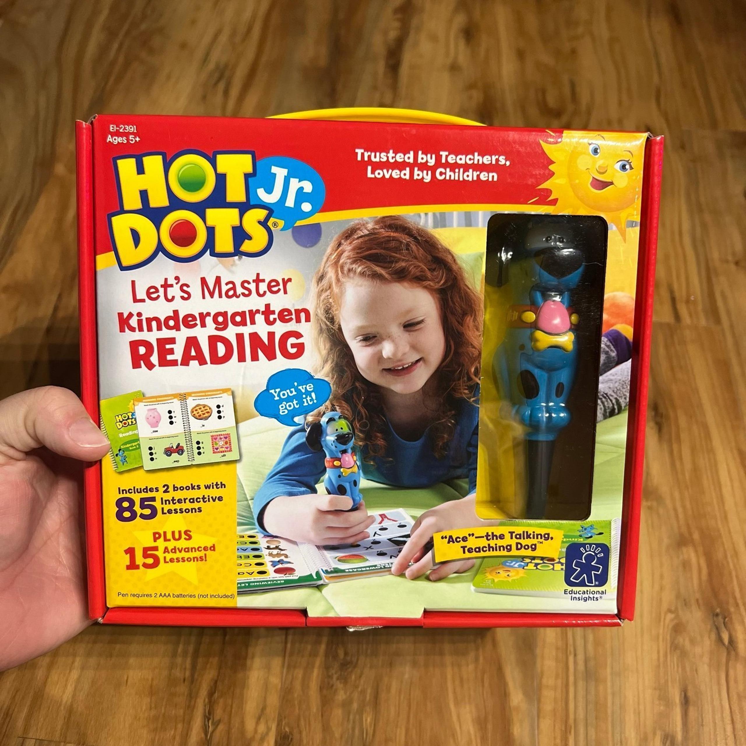 Hot Dots Jr. Let's Master Kindergarten Reading NEW (OPEN BOX)