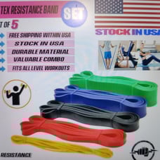 5 pull up exercise resistance bands gym