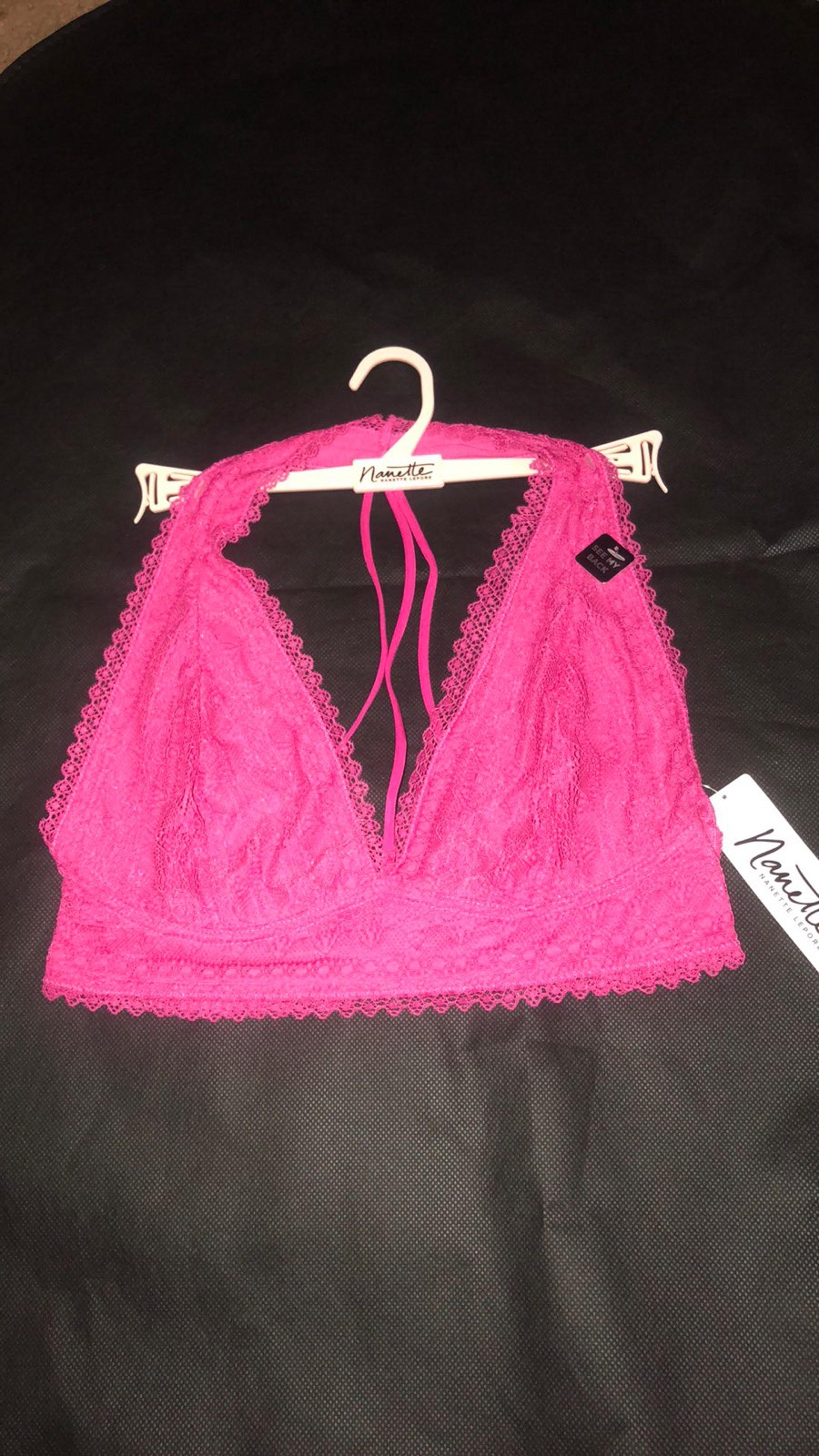 Nanette Lepore Caged Pink Bralette