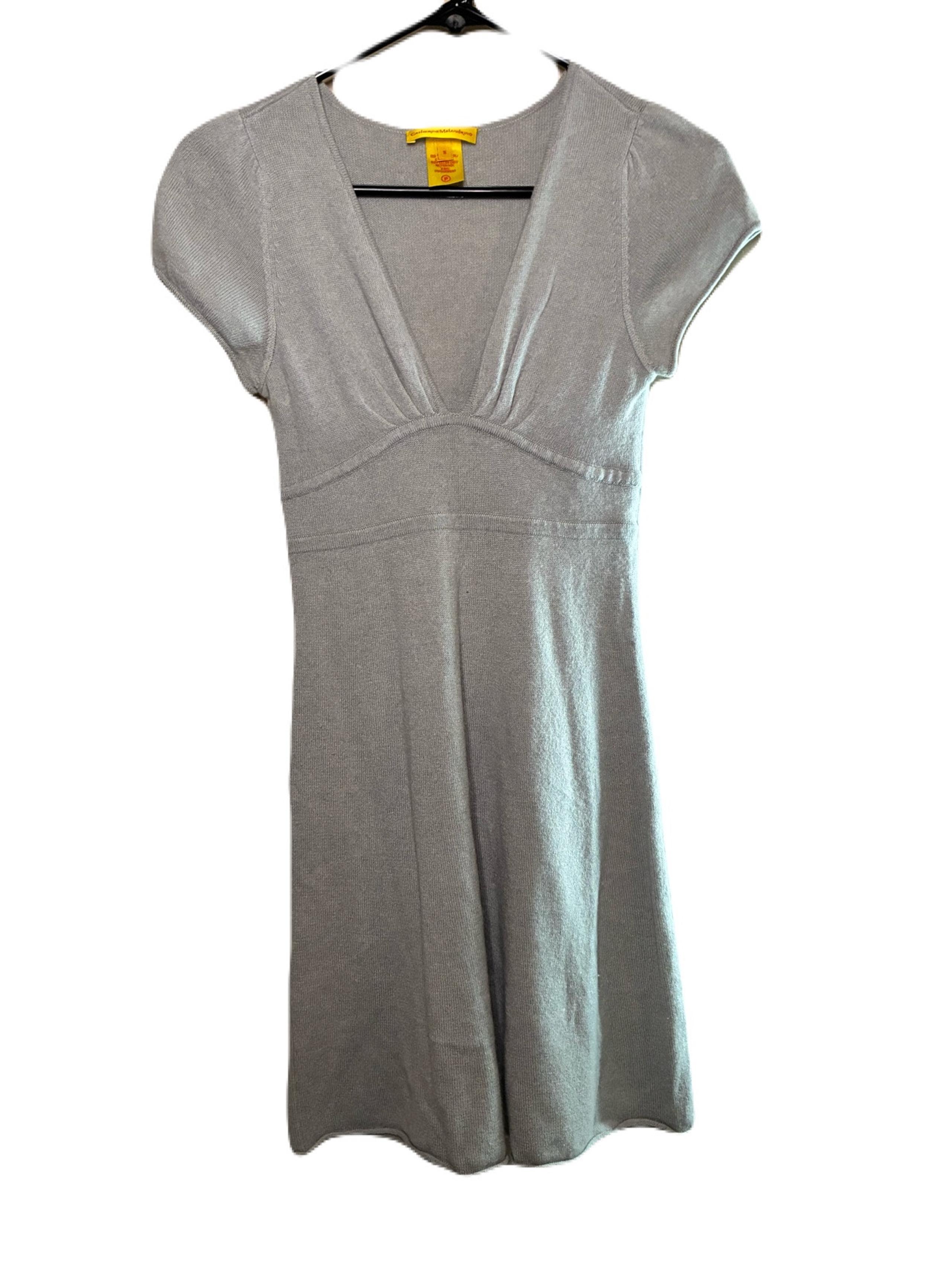 Catherine Malandrino 100% Cashmere Dress Empire Babydoll Size SP Old Money  Mini