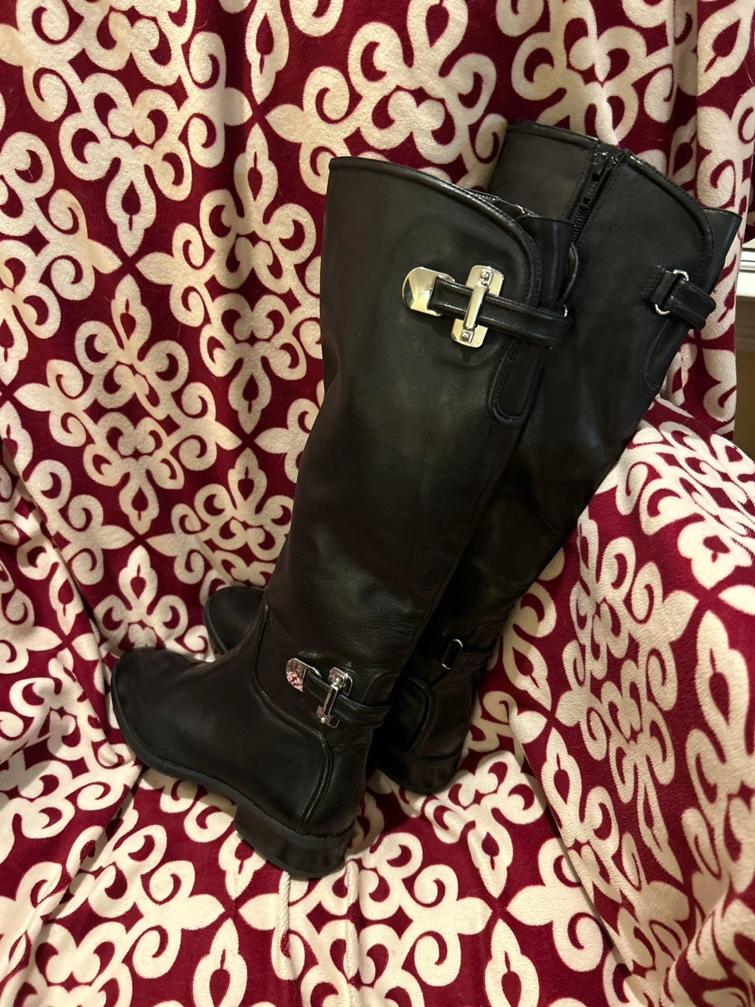 Antonio Melani leather boots sz 6-1/2 ladies