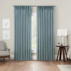 2 packages Waverly Serendipity Blue Curtain Ten Pinch Pleat-One Panel 50x84