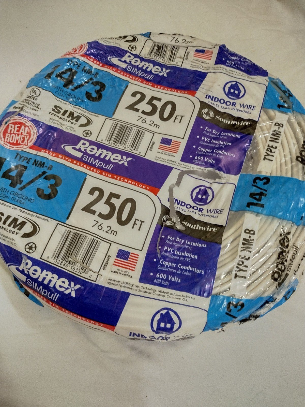 14/3 Romex wire