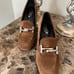 womens TODS doble T court loafers pumps size 5.5