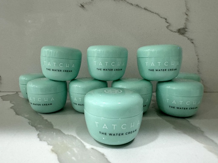 Tatcha The Water Cream Moisturizer 0.34 oz / 10mL each Sample Size 10 Jars
