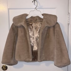 Vintage 1950's Faux Fur Bolero Jacket