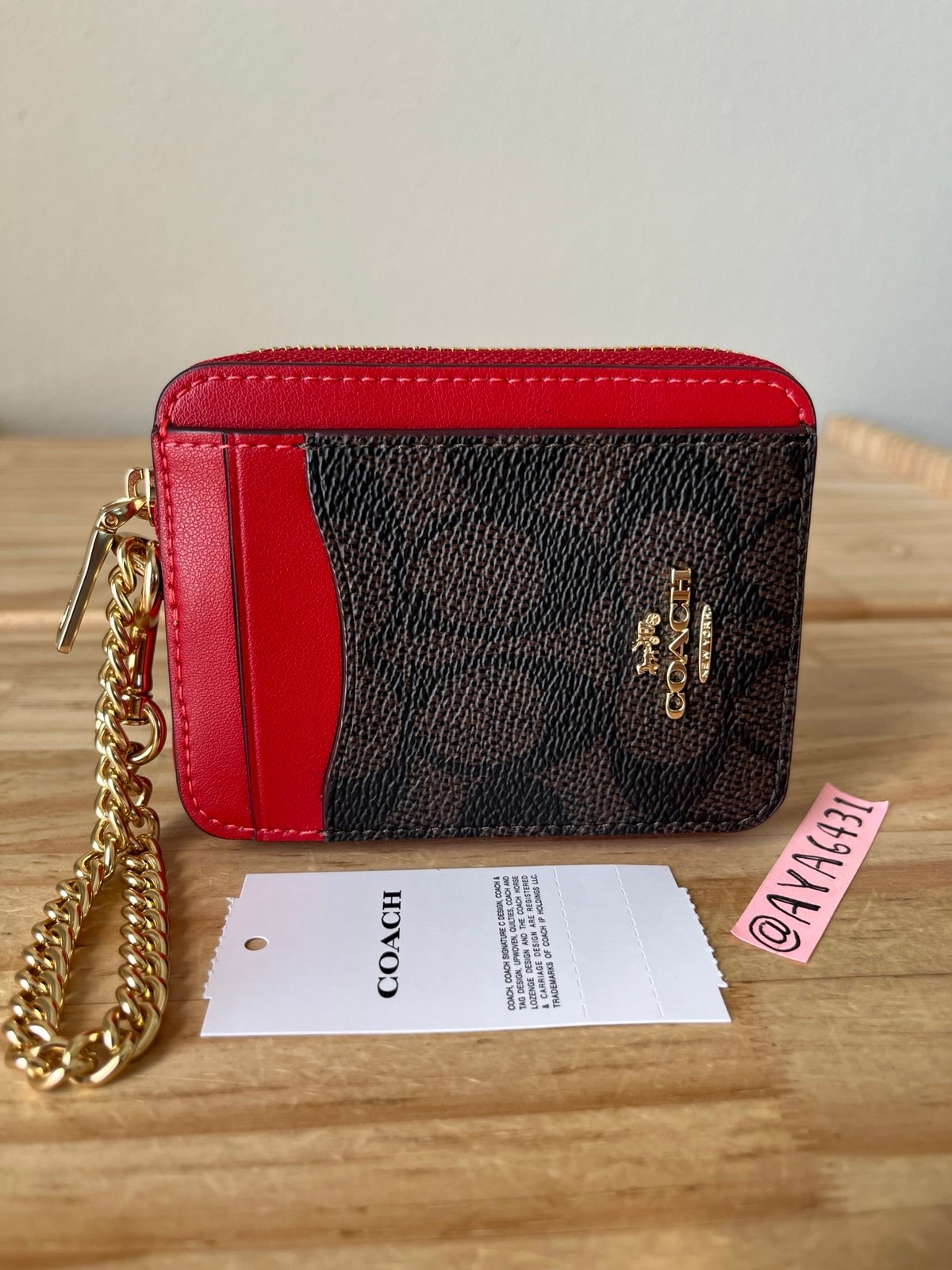 Coach card case