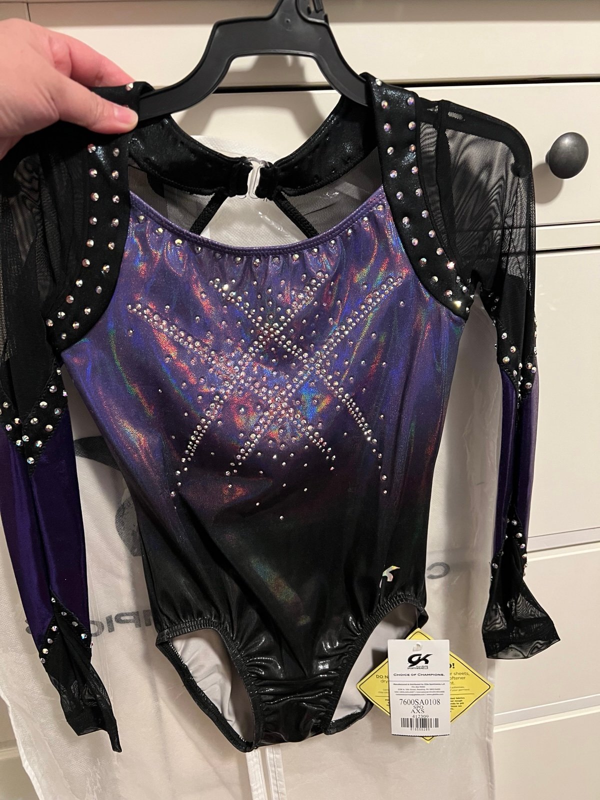 Gymnastics competition leotard