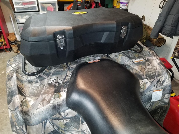 NEW ATV Front Storage Box, Includes All Mounting Hardware