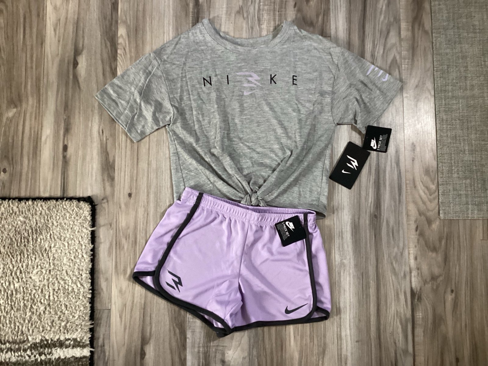 Big girls Nike 3BRAND shirts set size S(NWT) ~PRICE IS FURM, NO OFFERS~