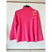 Upcycled Pink Cashmere Sweater – Hand-Embroidered & Crochet Floral Details